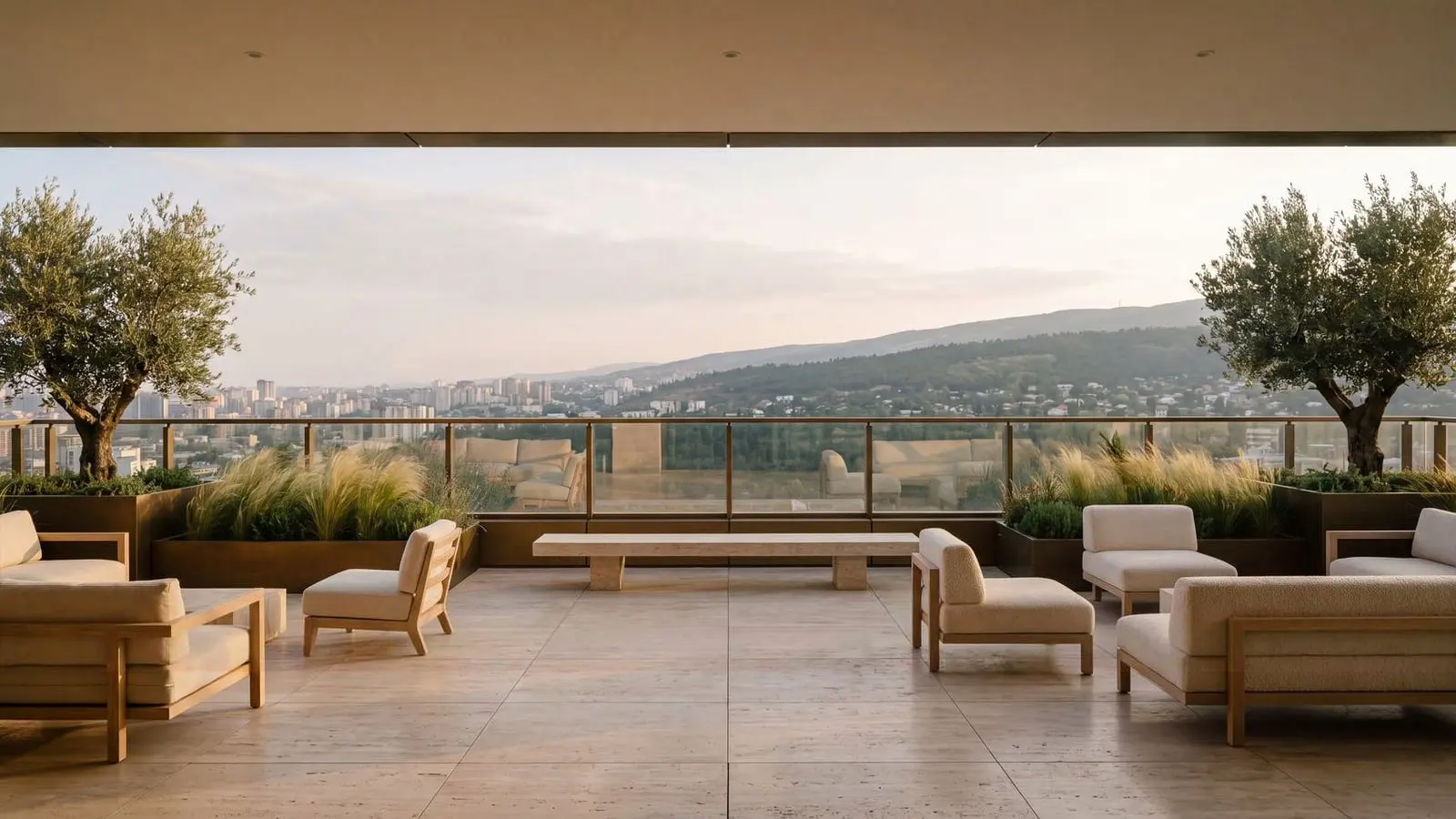 Trump Tower Tbilisiスカイテラス完成予想図